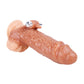 6.69 Inch Silicone Condom With Vibrator