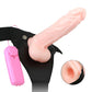Silicone Condom with Belt & Vibrator