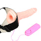 Silicone Condom with Belt & Vibrator