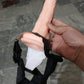 Silicone Condom with Belt & Vibrator