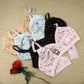 4 Piece Comfortable Printed Jersey Bra